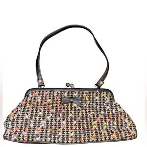 Multicolor Tweed Women's Bag